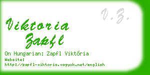 viktoria zapfl business card